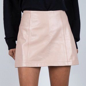 Reformation Leather Skirt Size 2